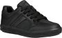 GEOX Junior J Arzach B. D Lace Up Leather Trainer (Black) - Thumbnail 3