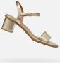 GEOX AURELY 50 DAMES Sandalen LICHT GOUD - Thumbnail 1