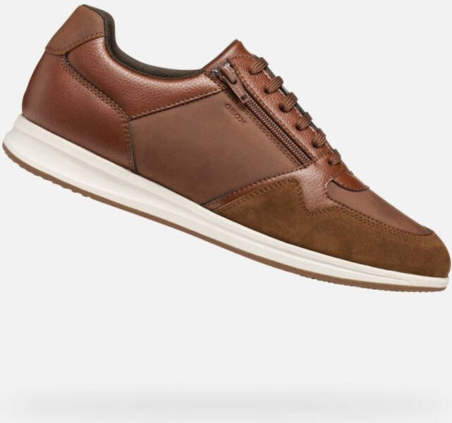 GEOX AVERY HEREN Sneakers COGNAC