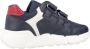 GEOX FLEXYPER MINI PEUTERJONGENS Sneakers MARINEBLAUW ROOD - Thumbnail 1