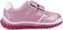 GEOX LIGHTYLOO PEUTERMEISJES Sneakers DONKERROZE - Thumbnail 1