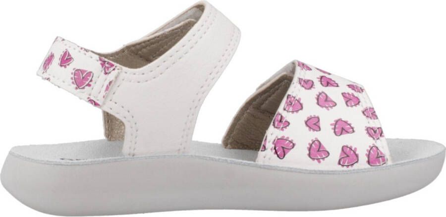 GEOX SANDAAL LIGHTFLOPPY PEUTER Sandalen WIT FUCHSIA