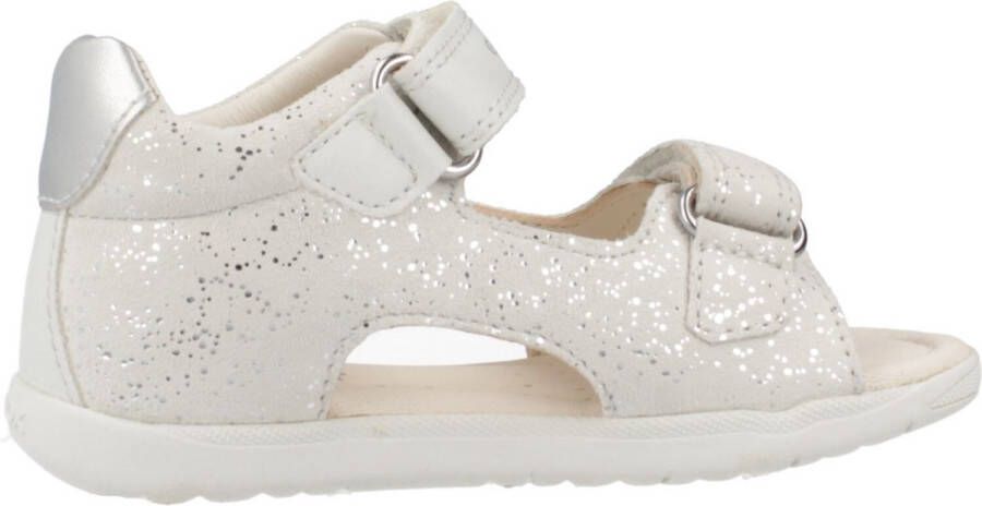 GEOX SANDAAL MACCHIA DREUMES Sandalen WIT ZILVER