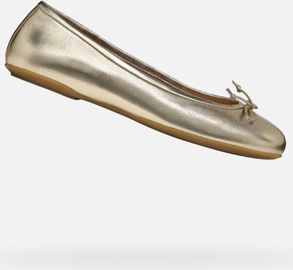 GEOX PALMARIA DAMES Ballerina's LICHT GOUD