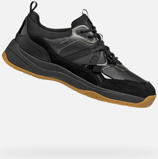 GEOX BERINIKE ABX DAMES Sneakers ZWART