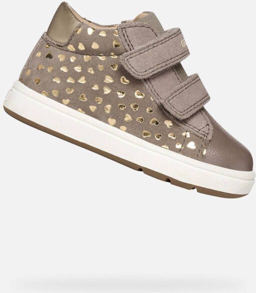 GEOX BIGLIA DREUMES Sneakers DONKERBEIGE