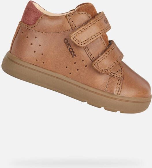 GEOX BIGLIA PEUTER Sneakers COGNAC