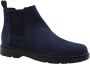 Geox Heren Enkellaars Suède Rubberen Zool Blue Heren - Thumbnail 1