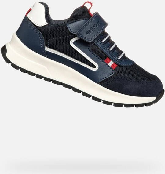 GEOX BRIEZEE JONGENS Sneakers MARINEBLAUW DONKERROOD