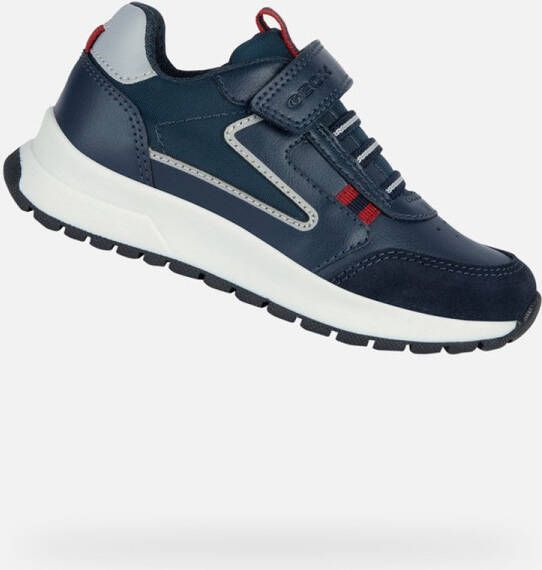 GEOX BRIEZEE JONGENS Sneakers MARINEBLAUW DONKERROOD - Foto 2
