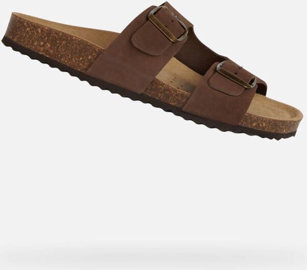 GEOX BRIONIA DAMES Sandalen KOFFIEKLEUR