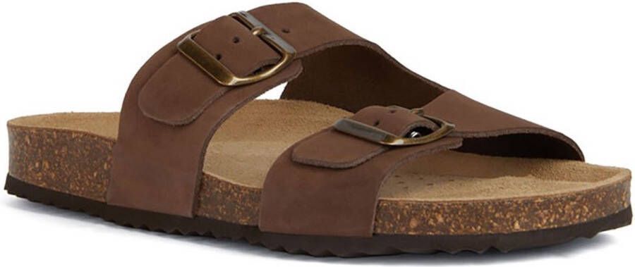GEOX BRIONIA DAMES Sandalen KOFFIEKLEUR