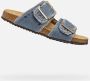 Geox Slippers in denimlook model 'BRIONIA' - Thumbnail 1