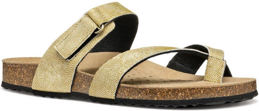 GEOX Brionia Sandalen Geel Goud Vrouw