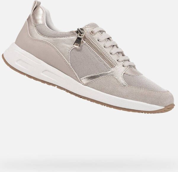 GEOX BULMYA DAMES Sneakers LICHTGOUD BEIGE