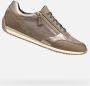 GEOX CALITHE DAMES Sneakers DONKER TAUPE - Thumbnail 1