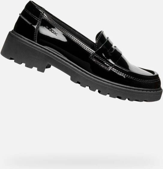 GEOX CASEY MEISJES Veterschoenen ZWART