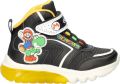 Geox Ciberdron sneakers met lichtjes zwart Jongens Imitatieleer Personage 27 - Zwart