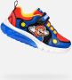 GEOX CIBERDRON TIENERS Sneakers KONINGSBLAUW ROOD - Thumbnail 1