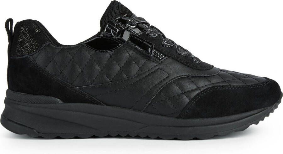 GEOX D Airell Dames Sneakers Zwart