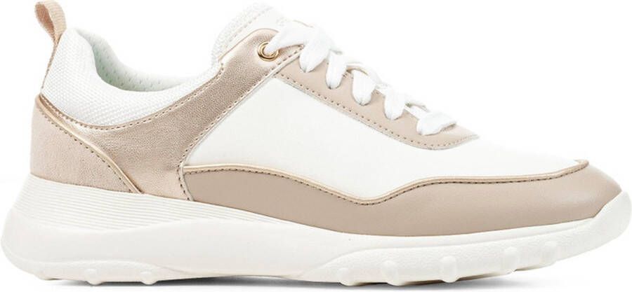 GEOX D ALLENIEE B Sneakers LT TAUPE OFF WHITE
