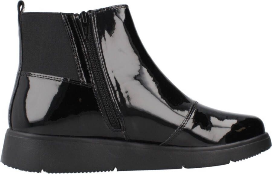 Geox Klassieke Chelsea Boots van zwart leer