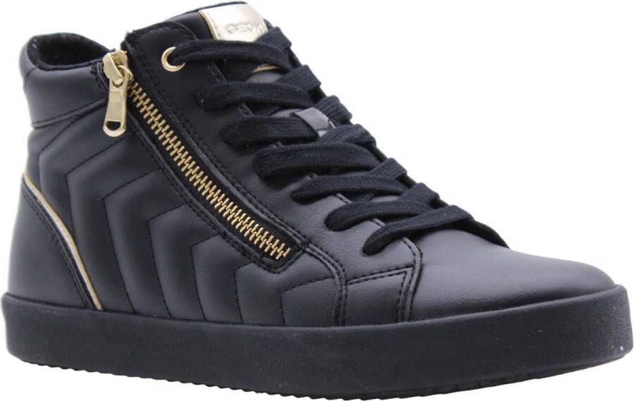 Geox Sneakers D BLOMIEE met modieuze stiksels vrijetijdsschoen lage schoen veterschoen