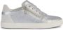 GEOX D BLOMIEE E Sneakers SILVER OFF WHT - Thumbnail 1