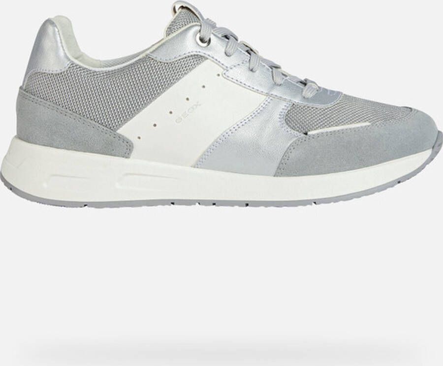 GEOX Bulmya A Schoenen Light Grey Silver Dames