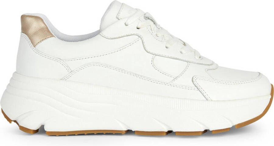Geox Witte Diamant Sneakers voor Vrouwen White Dames