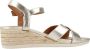 GEOX ISCHIA CORDA DAMES Sandalen LICHT GOUD - Thumbnail 1