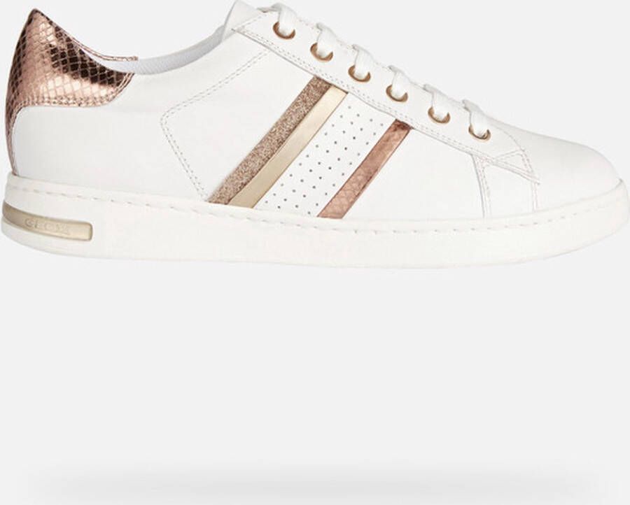 GEOX D JAYSEN vrouwen Sneakers wit roze goud
