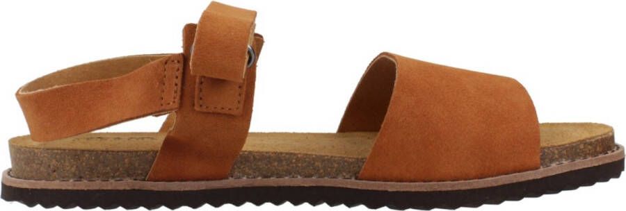 Geox Leuca Platte Sandalen Brown Dames