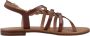 Geox Stijlvolle platte sandalen voor vrouwen Brown Dames - Thumbnail 1