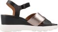 Geox Sandalen met sleehak D Spherica Ec6 - Zwart