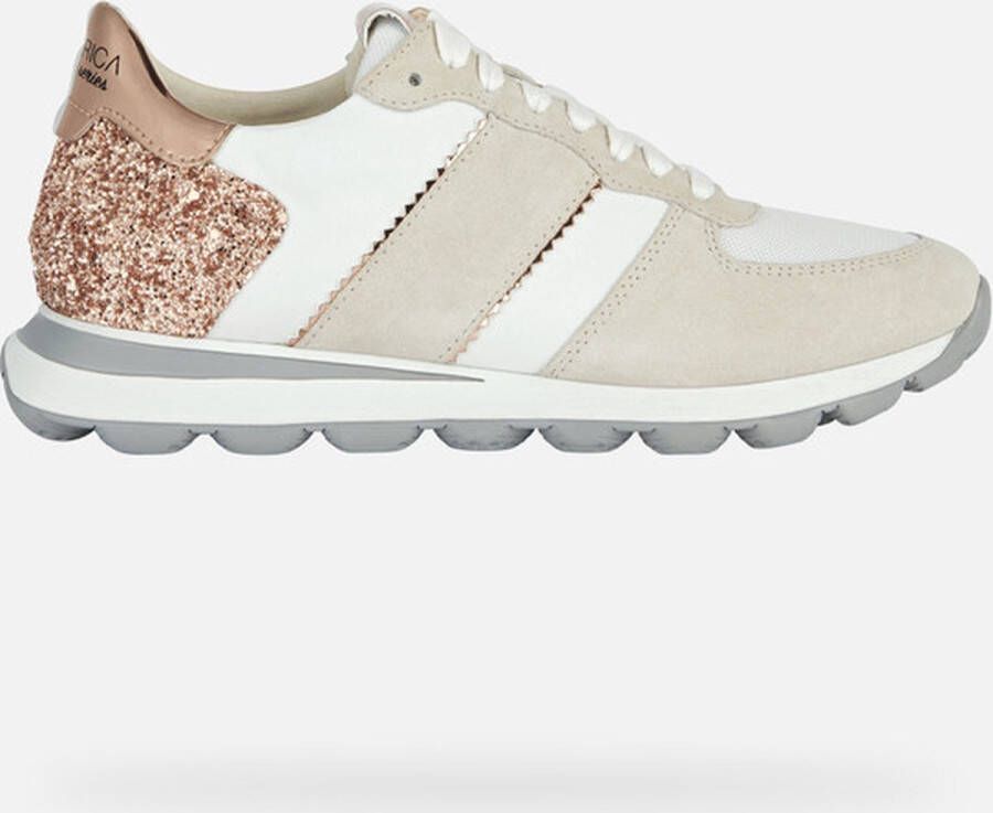 GEOX D SPHERICA VSERIES vrouwen Sneakers gebroken wit rose goud - Foto 1