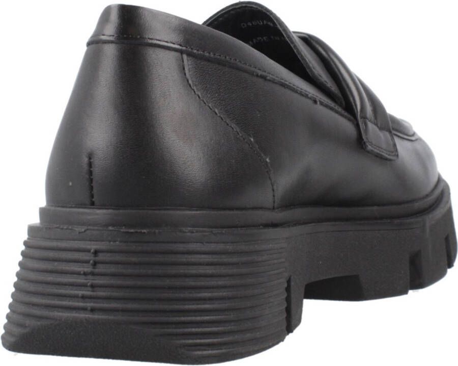 Geox Zwarte Dames Loafers D46Uac 00043 Black Dames
