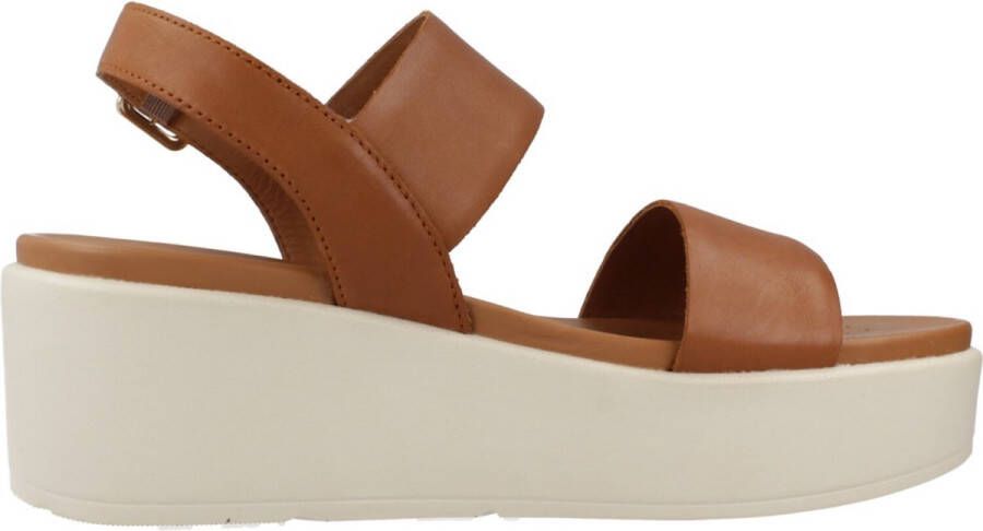 Geox Wig Sandalen Brown Dames