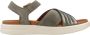 Geox Stijlvolle platte sandalen voor vrouwen Green Dames - Thumbnail 1