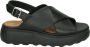 GEOX D45D4A Sandalen met hakDames Sandalen Zwart - Thumbnail 2