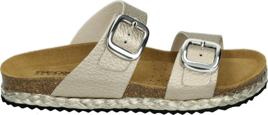 GEOX D45S8A Dames slippers Metallics