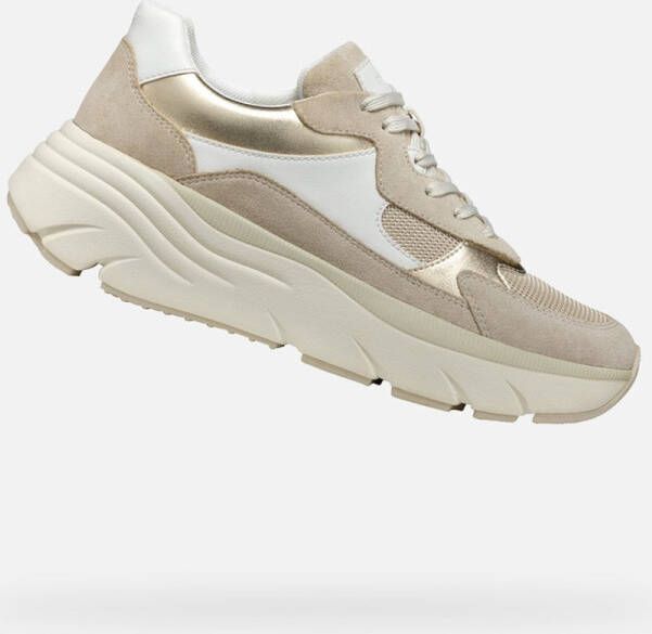 GEOX D45UFB Lage sneakersDames sneakers Wit beige
