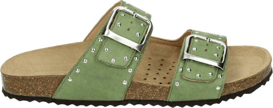 GEOX D55Y3I~~~~~~~~~~~~~~~~~~~~~~~~ Dames slippers Groen