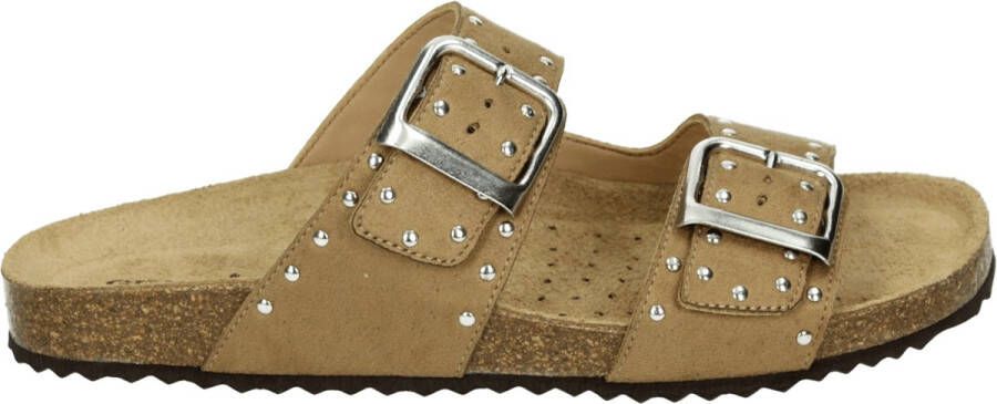 GEOX D55Y3I~~~~~~~~~~~~~~~~~~~~~~~~ Dames slippers Wit beige