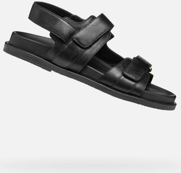 GEOX D55YWC Platte sandalenDames Sandalen Zwart