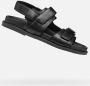 GEOX D55YWC Platte sandalenDames Sandalen Zwart - Thumbnail 1