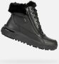 Geox Zwarte Casual Gesloten Platte Booties - Thumbnail 1