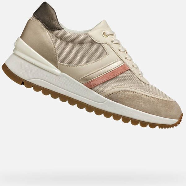 GEOX D3500A Lage sneakersDames sneakers Wit beige