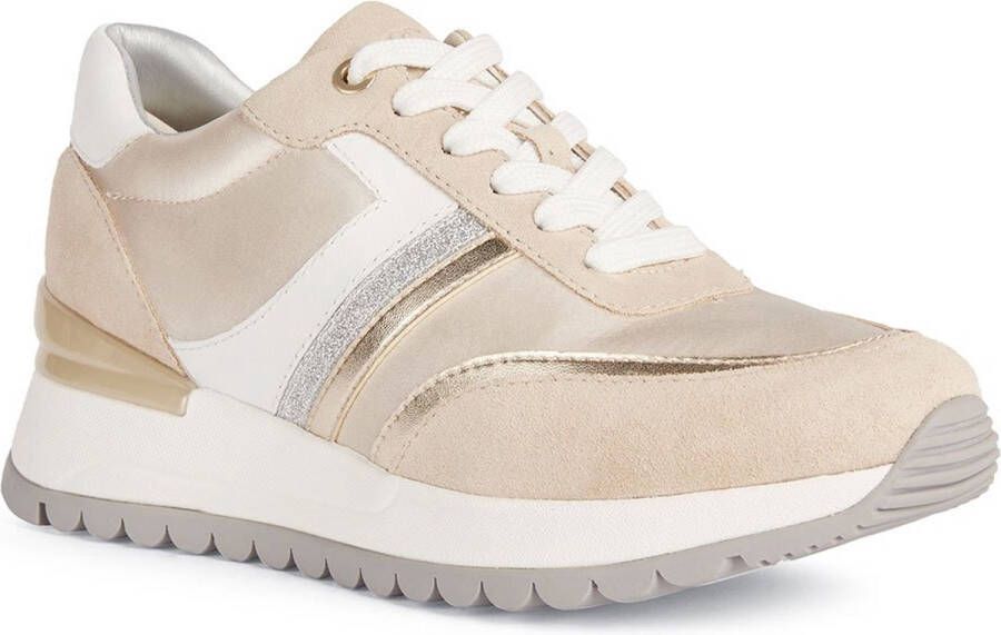 Geox Stijlvolle Casual Sneakers voor Vrouwen Beige Dames - Foto 1