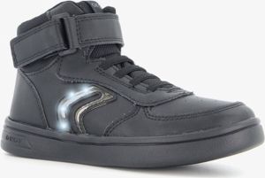 GEOX DJ Rock hoge jongens sneakers met lichtjes Zwart Uitneembare zool
